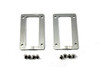 V-Twin - 37-8882 - Polished Stainless Steel Rear Axle Protector Plates - Fits 1946-1957 Harley-Davidson FL