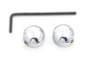 V-Twin - 37-8923 - 1/4 inch Socket Bolt Cover Set Chrome