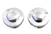 V-Twin - 37-8991 - Primary Cap Set Chrome - Fits 1986-1990 Harley-Davidson XL