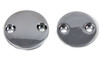 V-Twin - 37-8992 - Primary Cover Chrome Inspection Cover Set - Fits 1991-1993 Harley-Davidson XL