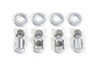 V-Twin - 37-9024 - Chrome Eye Bolt Set - Fits 1949-1957 Harley-Davidson FL