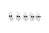 V-Twin - 37-9076 - License Plate Frame Skull Krommet Set Chrome