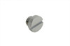 V-Twin - 37-9081 - Slotted Transmission Fill Plug Chrome - Fits 1937-1948 Harley-Davidson UL, 1971-1984 FX, 1936-1940 EL, 1941-1984 FL