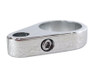 V-Twin - 37-9359 - Chrome Clutch Cable Clamp 1-1/4 inch