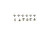 V-Twin - 37-9504 - Emblem Mount Screws for Gas Tank - Fits 1951-1956 Harley-Davidson G, FLH, EL, FL