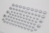 V-Twin - 37-9526 - Wyatt Gatling Chrome Bolt Cap 75 Piece Cover Kit - Fits 2007-2008 Harley-Davidson FLT