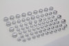 V-Twin - 37-9526 - Wyatt Gatling Chrome Bolt Cap 75 Piece Cover Kit - Fits 2007-2008 Harley-Davidson FLT