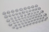 V-Twin - 37-9526 - Wyatt Gatling Chrome Bolt Cap 75 Piece Cover Kit - Fits 2007-2008 Harley-Davidson FLT