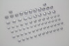 V-Twin - 37-9528 - Wyatt Gatling Chrome Bolt Cap 76 Piece Cover Kit - Fits 2006-2017 Harley-Davidson FXD