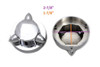 V-Twin - 38-0303 - Krommet Gas Cap Cover Set