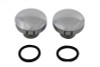 V-Twin - 38-0360 - Tall Style Billet Vented and Non-Vented Gas Cap Set