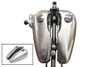 V-Twin - 38-0649 - 3.5 Gallon Tank Shifter Kit Chrome - Fits 1984-1999 Harley-Davidson FXST, 1986-1999 FLST