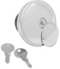 V-Twin - 38-0656 - Vented Locking Gas Cap Chrome