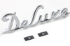 V-Twin - 38-0923 - Chrome  inchDeluxe inch Fender Emblem Set