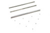 V-Twin - 38-0977 - Gas Tank Trim Bar Set Stainless Steel - Fits 1951-1954 Harley-Davidson FL