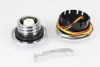 V-Twin - 38-0991 - Chrome LED Smooth Style Fuel Gauge and Filler Cap Set
