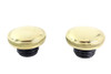 V-Twin - 38-1245 - Ratcheting Style Gas Cap Set Vented and Non-Vented - Fits 1983-1995 Harley-Davidson FLT, 1984-1995 FXST, 1986-1995 FLST, 1983-1984 FX, FXR, FL