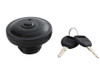V-Twin - 38-1737 - Locking Bung Gas Cap Black - Fits 1982-1995 Harley-Davidson FLST, 1982-1994 FXR, 1982-1984 FL, 1982-1995 XL, FLT, 1991-1995 FXD, 1982-1995 FXST