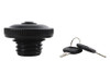 V-Twin - 38-1737 - Locking Bung Gas Cap Black - Fits 1982-1995 Harley-Davidson FLST, 1982-1994 FXR, 1982-1984 FL, 1982-1995 XL, FLT, 1991-1995 FXD, 1982-1995 FXST
