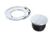 V-Twin - 38-1874 - Pop Up Style Vented Gas Cap Chrome
