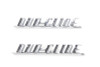 V-Twin - 38-6680 - inchDuo-Glide inch Fender Emblem Set