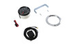 V-Twin - 39-0089 - 85mm Speedometer Adapter Ring Kit - Fits 2008-2020 Harley-Davidson FLHR, 1996-2017 FLST, FXST