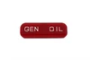 V-Twin - 39-0115 - Two Light Dash Panel Lens - Fits 1947-1948 Harley-Davidson UL, 1947-1952 WL, 1947-1961 FL