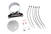 V-Twin - 39-0212 - Single Gauge Mount Bracket Chrome - Fits 1995-2005 Harley-Davidson XL, FXD