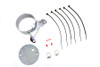 V-Twin - 39-0212 - Single Gauge Mount Bracket Chrome - Fits 1995-2005 Harley-Davidson XL, FXD