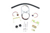 V-Twin - 39-0244 - FXS Dash Housing Kit Chrome