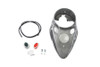 V-Twin - 39-0360 - Raw Cateye Dash Panel - Fits 1939-1946 Harley-Davidson UL, 1939-1940 EL, 1941-1946 FL, 1939-1946 WL