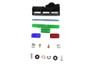 V-Twin - 39-0382 - Dash Panel Lens Hardware Kit - Fits 1975-1984 Harley-Davidson FL, 1991-1995 FXDWG, 1984-1995 FXST, 1986-1995 FLST, 1980-1986 FX