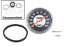 V-Twin - 39-0482 - Replica 2:1 Speedometer with Orange Needle - Fits 1936-1952 Harley-Davidson WL, 1936-1940 EL, 1941-1961 FL, 1938-1948 UL