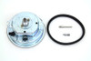 V-Twin - 39-0482 - Replica 2:1 Speedometer with Orange Needle - Fits 1936-1952 Harley-Davidson WL, 1936-1940 EL, 1941-1961 FL, 1938-1948 UL