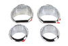 V-Twin - 39-0567 - Gauge Trim Kit Chrome