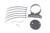 V-Twin - 39-0686 - Single Gauge Mount Bracket Black - Fits 1995-2005 Harley-Davidson XL, FXD