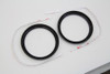 V-Twin - 39-0703 - 4 inch Gauge Bezel Cover Black Set - Fits 1998-1999 Harley-Davidson FLTR, 1996-1999 FLHT