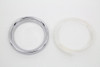 V-Twin - 39-0704 - 2 inch Gauge Bezel Cover Chrome