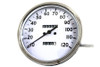 V-Twin - 39-0823 - Replica 2:1 Speedometer with Black Needle - Fits 1936-1952 Harley-Davidson WL, 1936-1940 EL, 1941-1961 FL, 1938-1948 UL