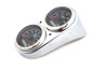 V-Twin - 39-0840 - GPS Speedometer and Tachometer Dash Kit Chrome - Fits 1991-2008 Harley-Davidson FXD, 1978-1985 FXE, 1988-1994 FXR