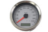 V-Twin - 39-0879 - 4 inch Electronic Speedometer Assembly Silver - Fits 2004-2013 Harley-Davidson XL, FLTR, FLHT, 2008-2010 FXCWC, 2004-2011 FXD, 2008-2010 FXCW