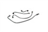 V-Twin - 40-0101 - Chrome Oil Line Set - Fits 1936-1940 Harley-Davidson EL, 1941-1957 FL