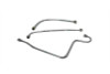 V-Twin - 40-0102 - Chrome Oil Line Set