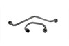 V-Twin - 40-0106 - Chrome Oil Filter Line Set - Fits 1958-1964 Harley-Davidson FL