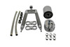 V-Twin - 40-0343 - Oil Cooler Kit Dual Tube Vertical Type - Fits 2000-2017 Harley-Davidson FLST, FXST