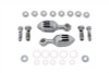 V-Twin - 40-0346 - Chrome Acorn Billet Canister Set