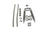 V-Twin - 40-0347 - Dual Tube Oil Cooler Kit Chrome - Fits 1970-1984 Harley-Davidson FL, 1971-1984 FX