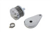 V-Twin - 40-0356 - Chrome Crankcase Breather Assembly