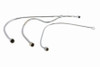 V-Twin - 40-0372 - Chrome Oil Line Set - Fits 1937-1952 Harley-Davidson WL, 1937-1973 G