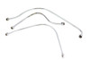 V-Twin - 40-0372 - Chrome Oil Line Set - Fits 1937-1952 Harley-Davidson WL, 1937-1973 G